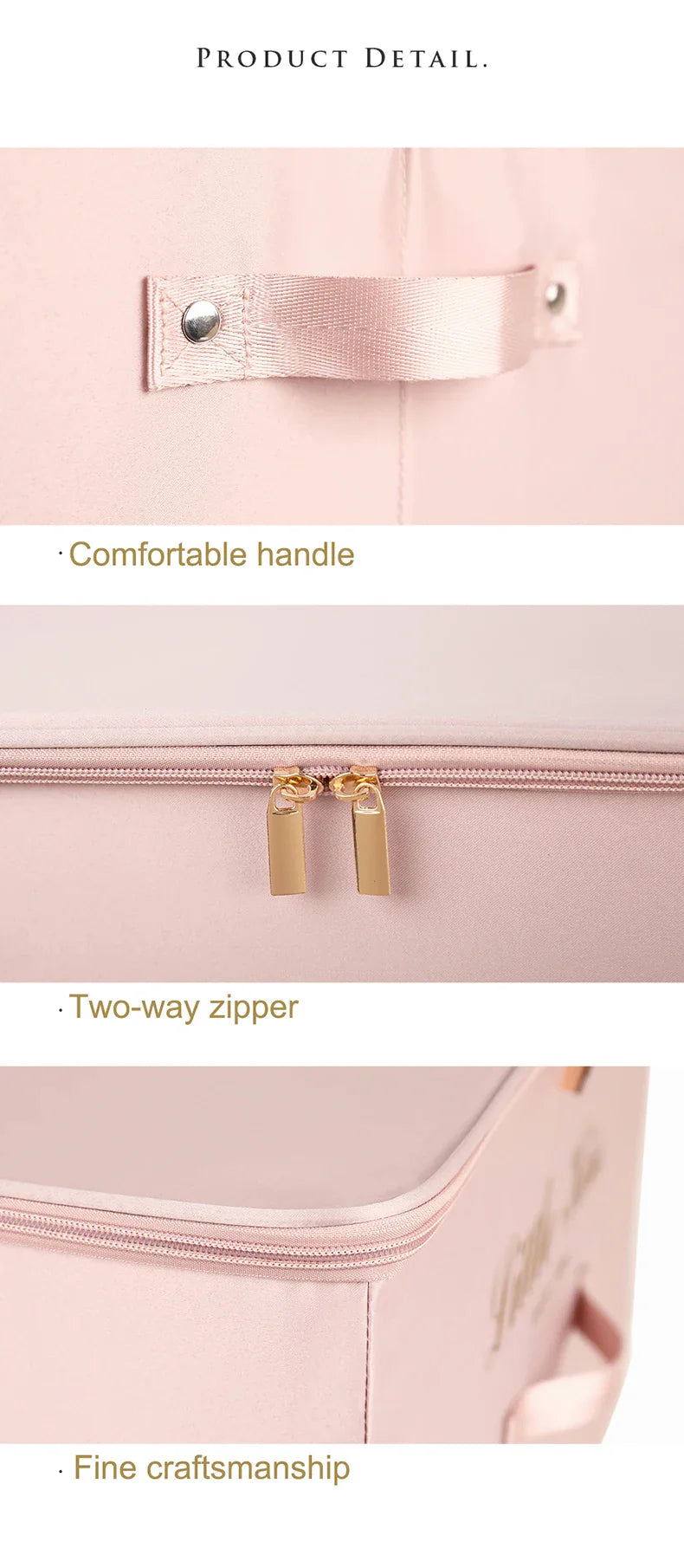 Foldable Storage Box Clothing Quilt Organizer Fabric Caja Organizadora Clothes Container Closet Home Organizer Large Capacity