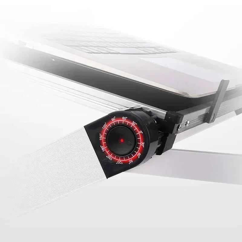 Portable Folding Holder Aluminum Alloy Laptop Stand Desk Bed Table Stand Notebook Computer Anti-Skid Bracket for 11-17 Inch