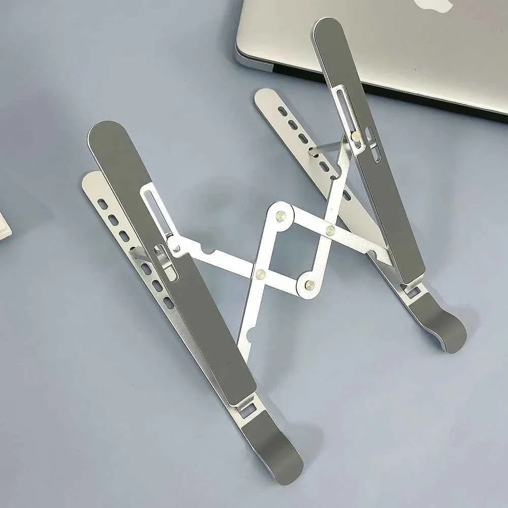 ORICO Foldable Laptop Stand Holder Riser Portable Adjustable Aluminum Notebook Stand Computer Stand 7 Angles for MacBook Tablets