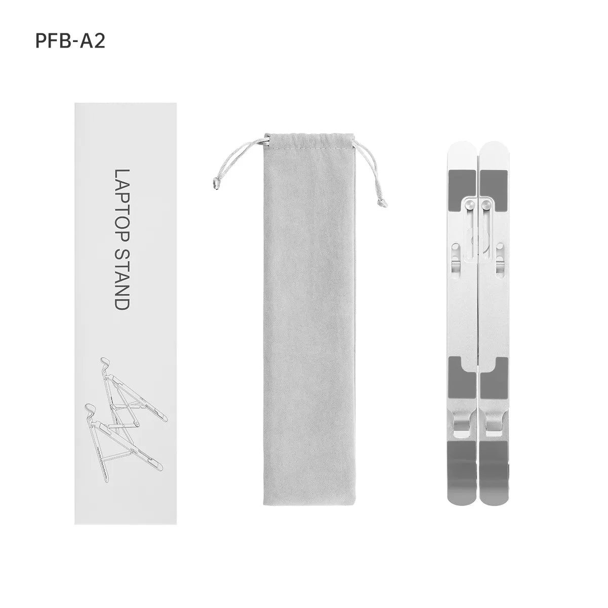 ORICO Foldable Laptop Stand Holder Riser Portable Adjustable Aluminum Notebook Stand Computer Stand 7 Angles for MacBook Tablets