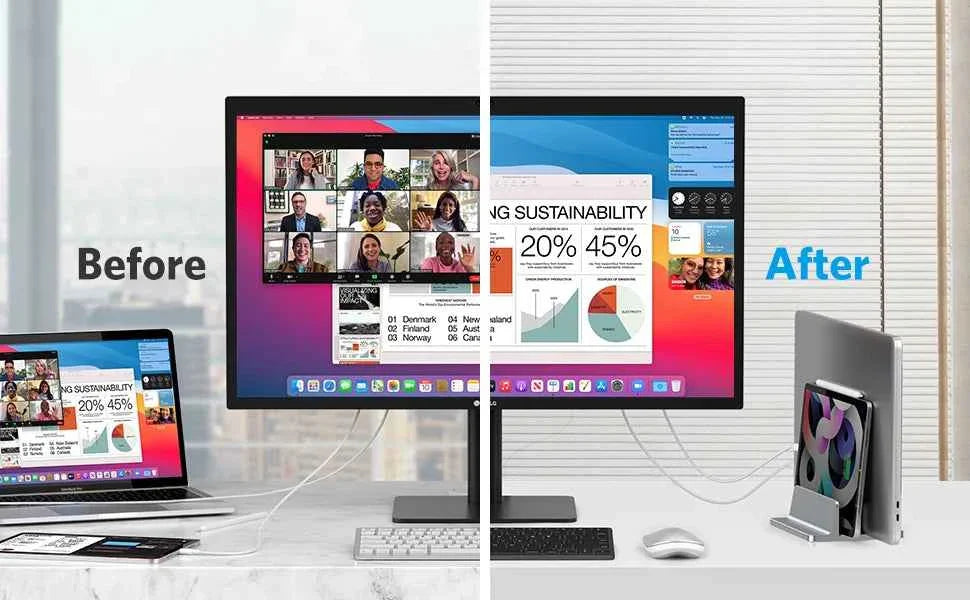 Vertical Laptop Stand Aluminium Adjustable Portable Notebook Mount Support Base Holder For MacBook Pro Air Accessory Book Holder