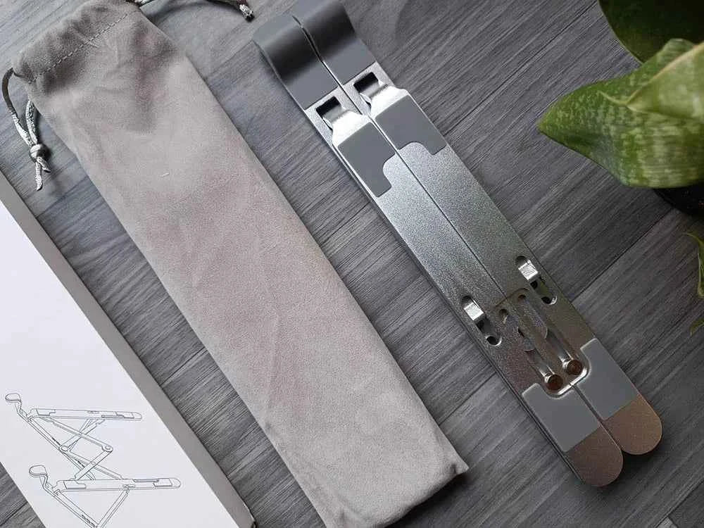 ORICO Foldable Laptop Stand Holder Riser Portable Adjustable Aluminum Notebook Stand Computer Stand 7 Angles for MacBook Tablets