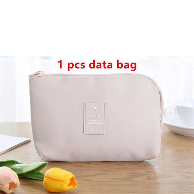 9 Pieces Set Travel Organizer Storage Bags Suitcase Packing Set Storage Cases Portable Luggage Organizer Clothes Shoe Tidy Pouch