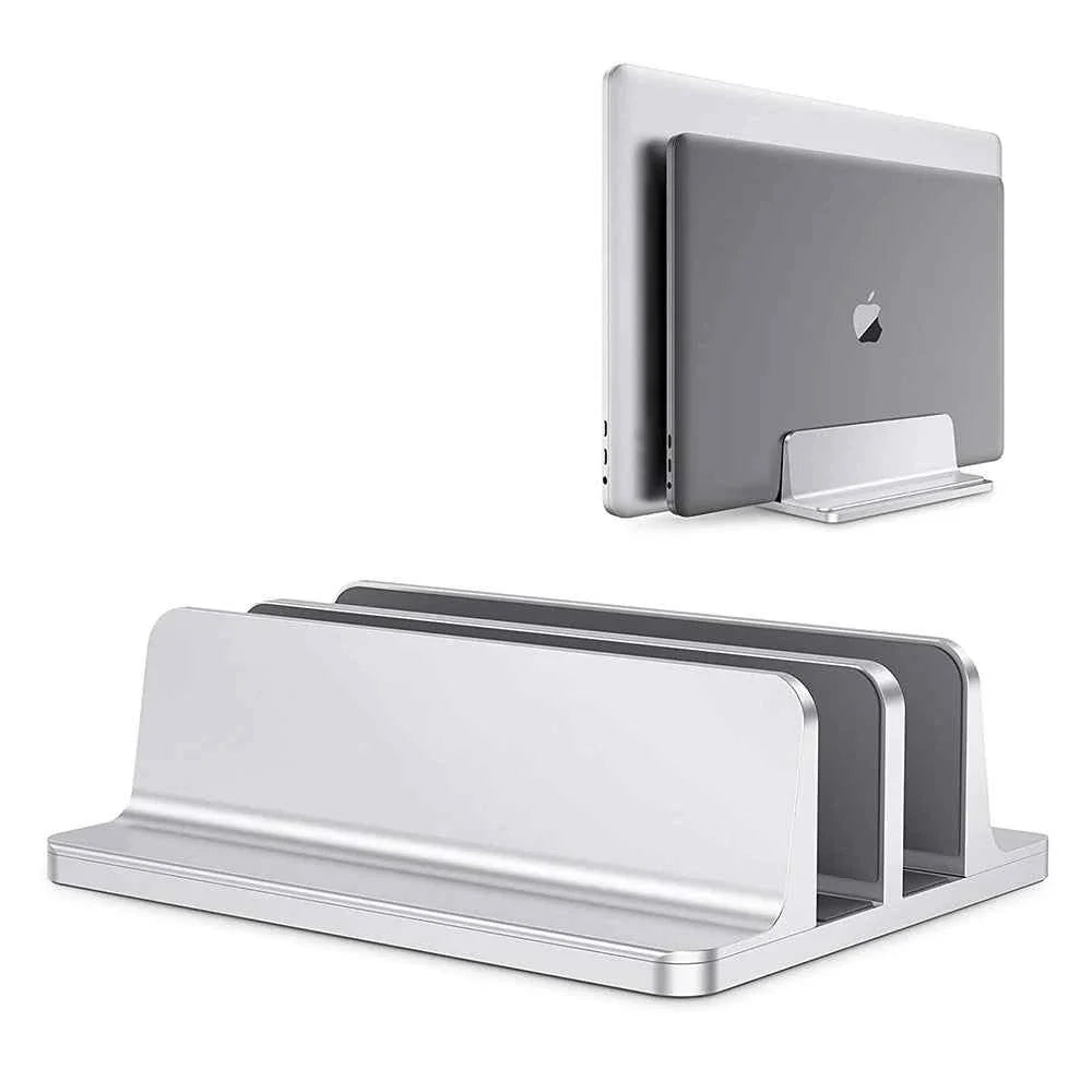 Vertical Laptop Stand Aluminium Adjustable Portable Notebook Mount Support Base Holder For MacBook Pro Air Accessory Book Holder
