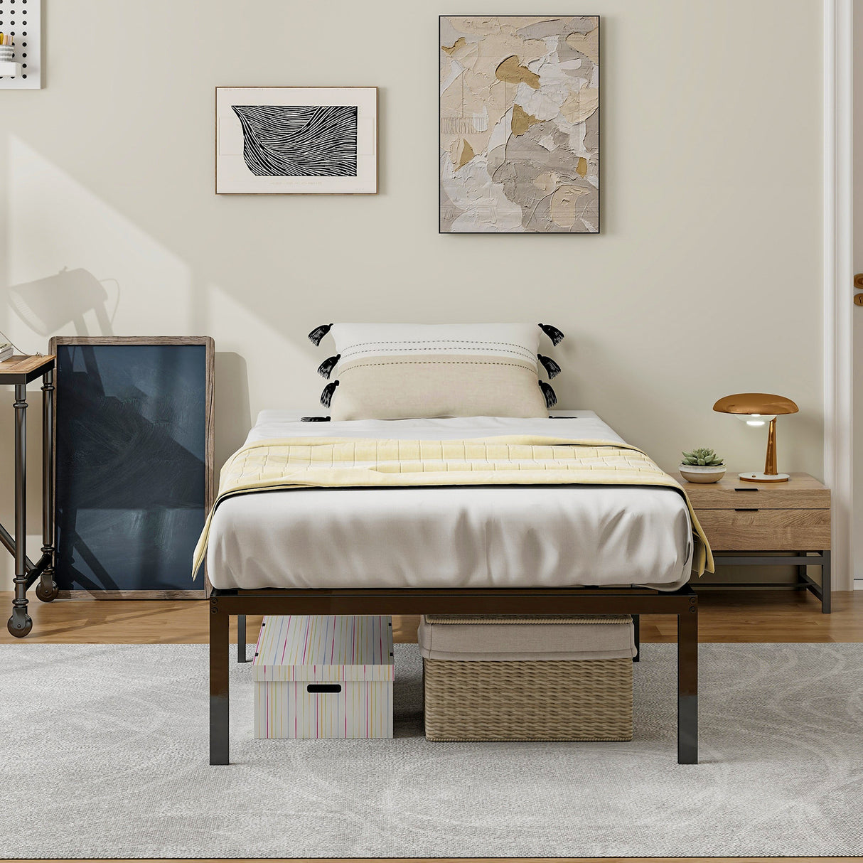 14 Inch Heavy Duty Metal Platform