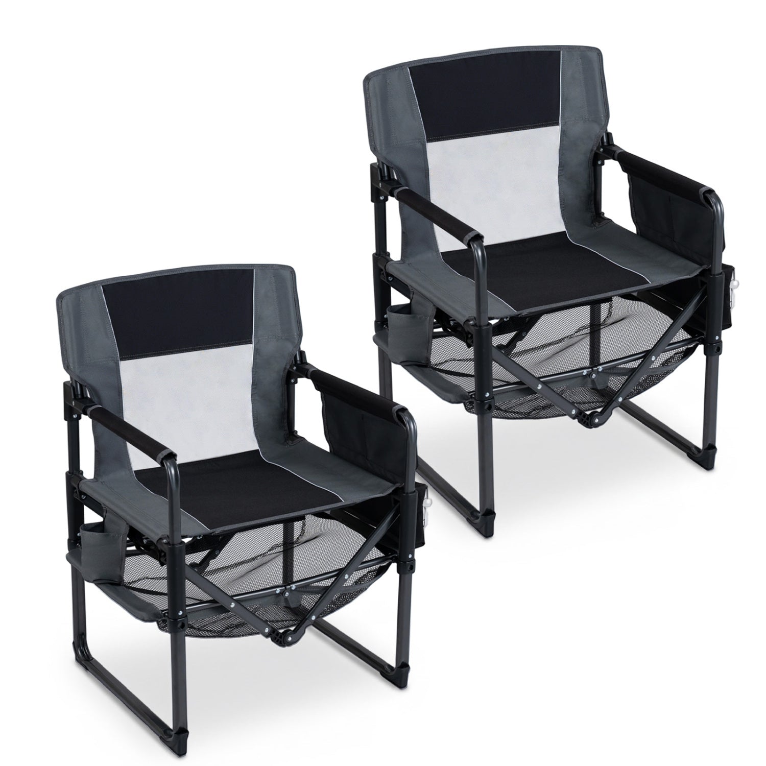 Heavy Duty Outdoor Camping Chair with Cup Holder and Bottle Opener