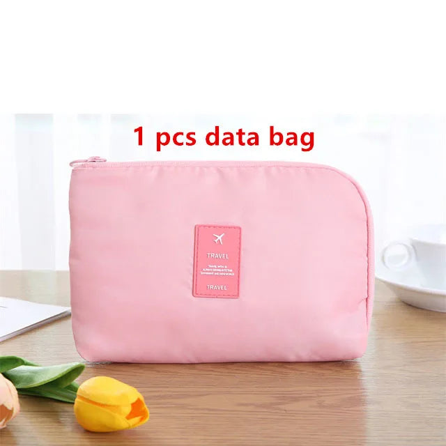 9 Pieces Set Travel Organizer Storage Bags Suitcase Packing Set Storage Cases Portable Luggage Organizer Clothes Shoe Tidy Pouch