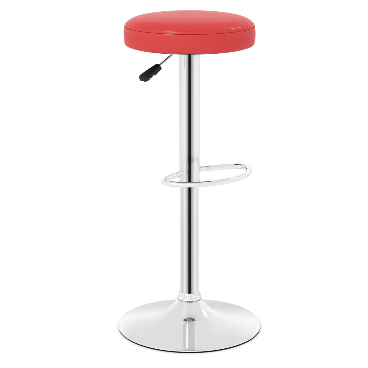 Height-adjustable Bar Stool with 360° Swivel for Kitchen & Dining