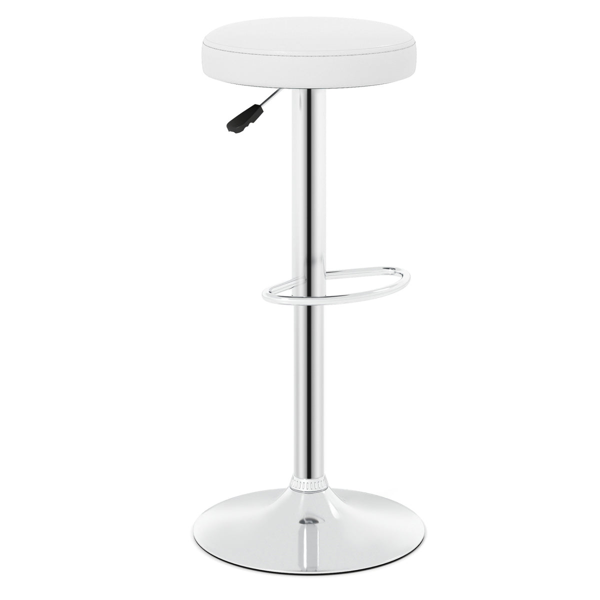 Height-adjustable Bar Stool with 360° Swivel for Kitchen & Dining