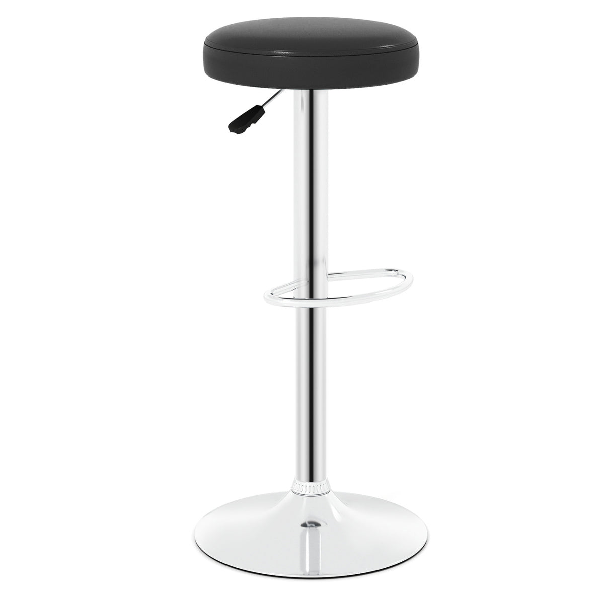 Height-adjustable Bar Stool with 360° Swivel for Kitchen & Dining