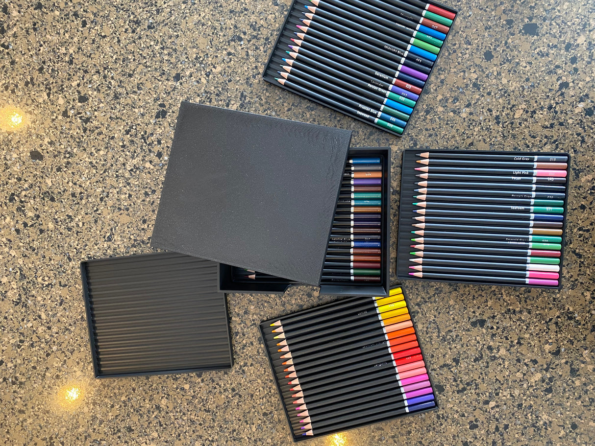 Multiple (5) 18 Colored Pencil Storage Caddy