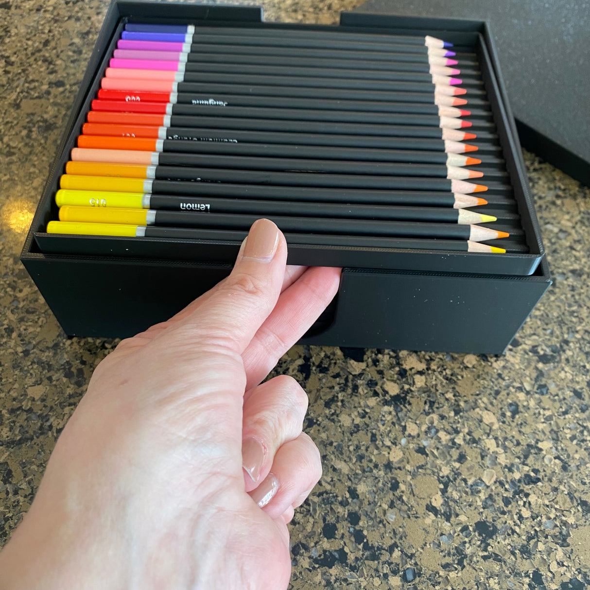 Multiple (5) 18 Colored Pencil Storage Caddy