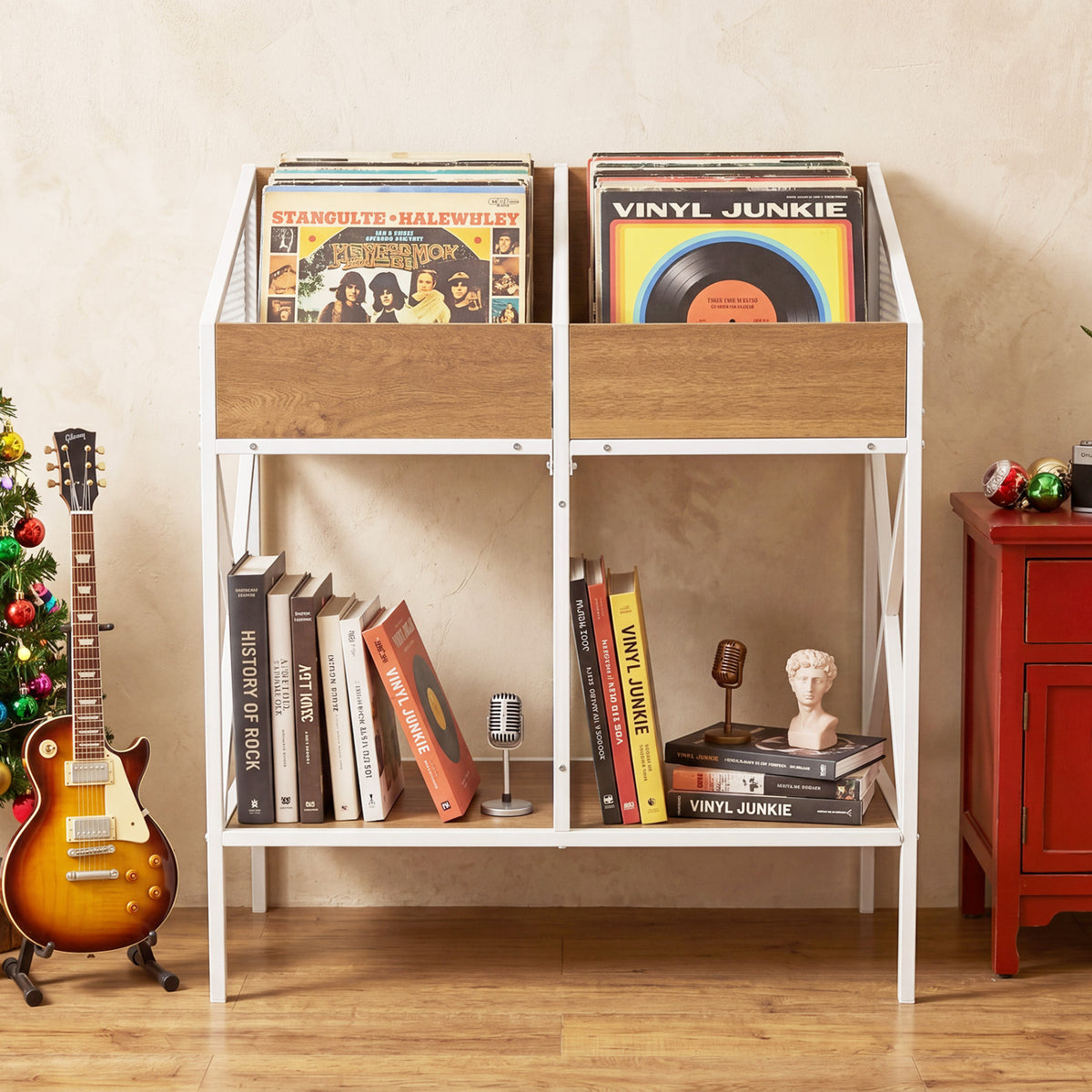 Industrial Magazine Books Record Holder with Metal Frame and Anti-tip Kits
