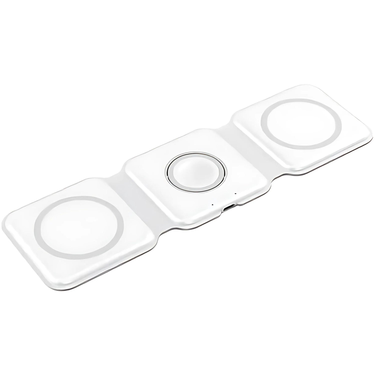 3-in-1 Magnetic Wireless Charger Pad Stand - Fast Wireless Charging Dock Station