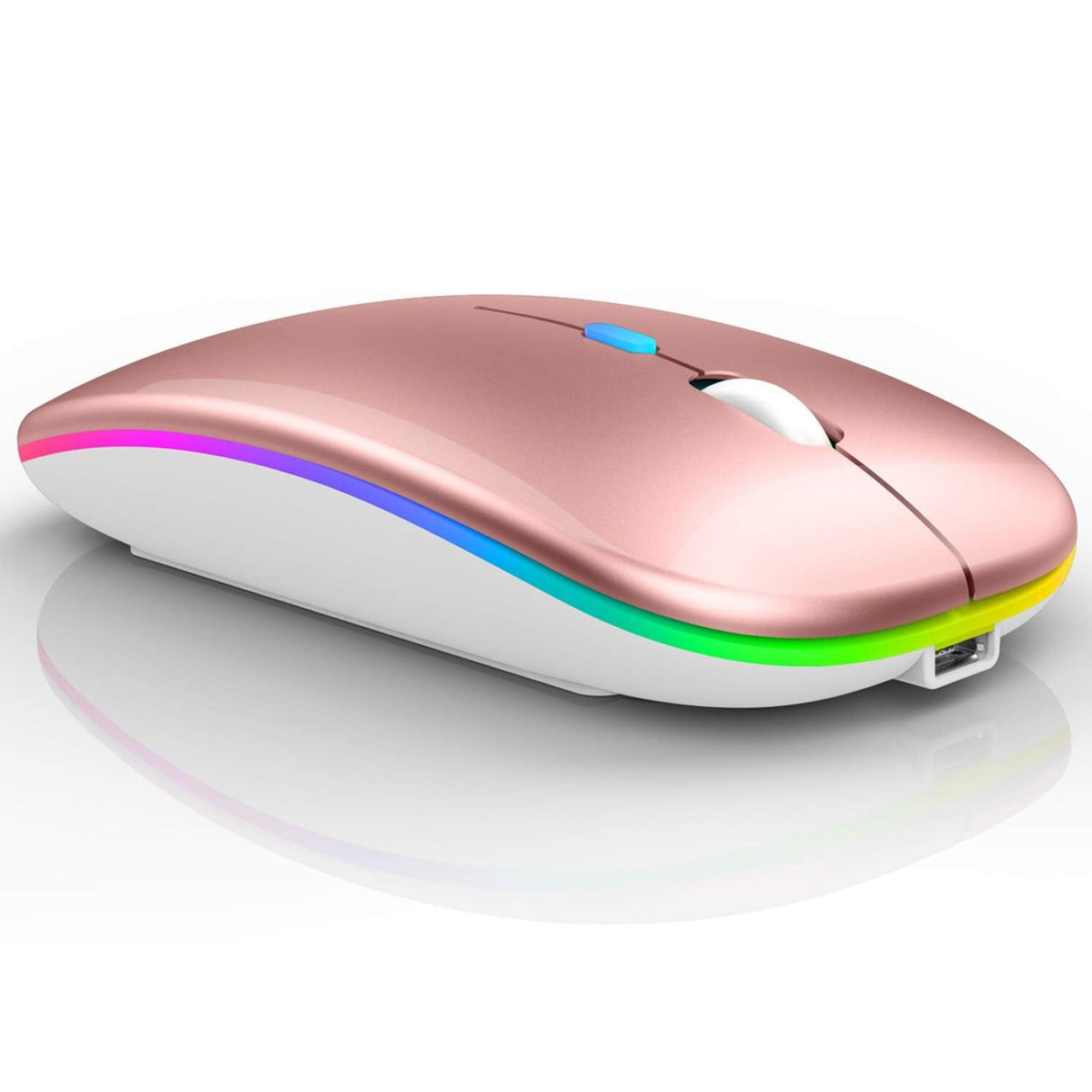 Wireless RGB Mouse Ð Silent Rechargeable Bluetooth Mouse with LED Backlight for PC & Laptop