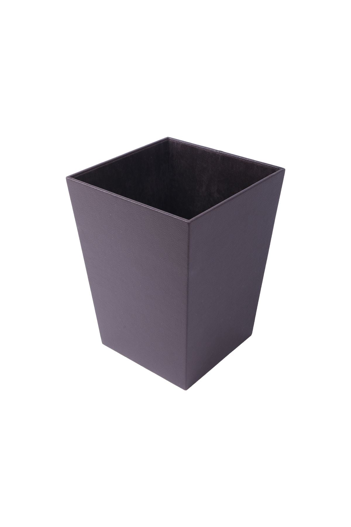 MOOG Premium Leather Desk & Room Waste Bin