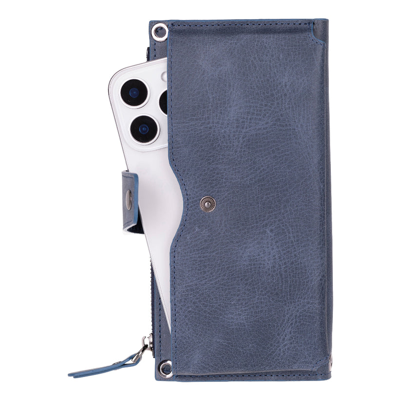 Kaycee Leather Women's Cell Phone Wallet with Strap