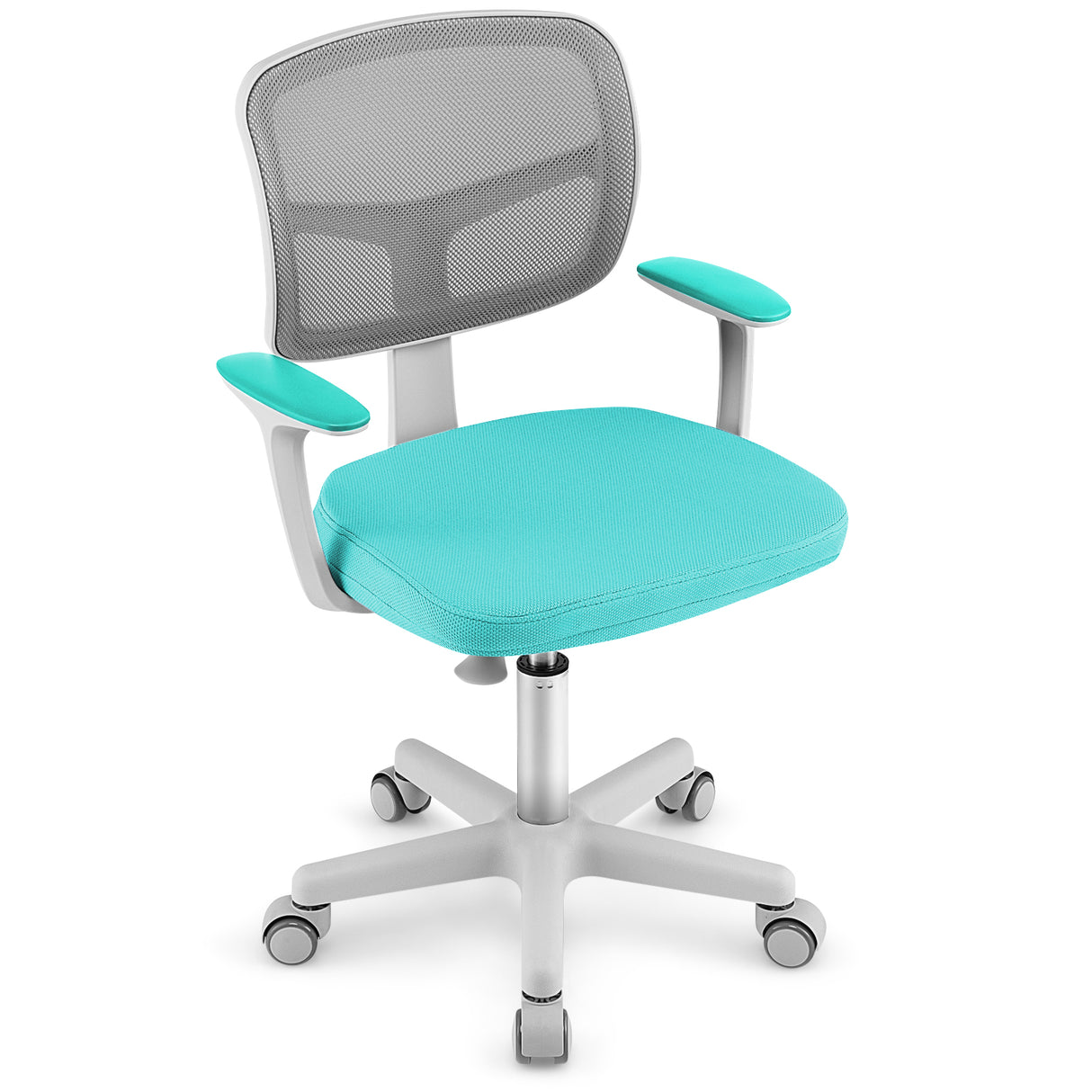 Adjustable Desk Chair with Auto Brake Casters for Kids