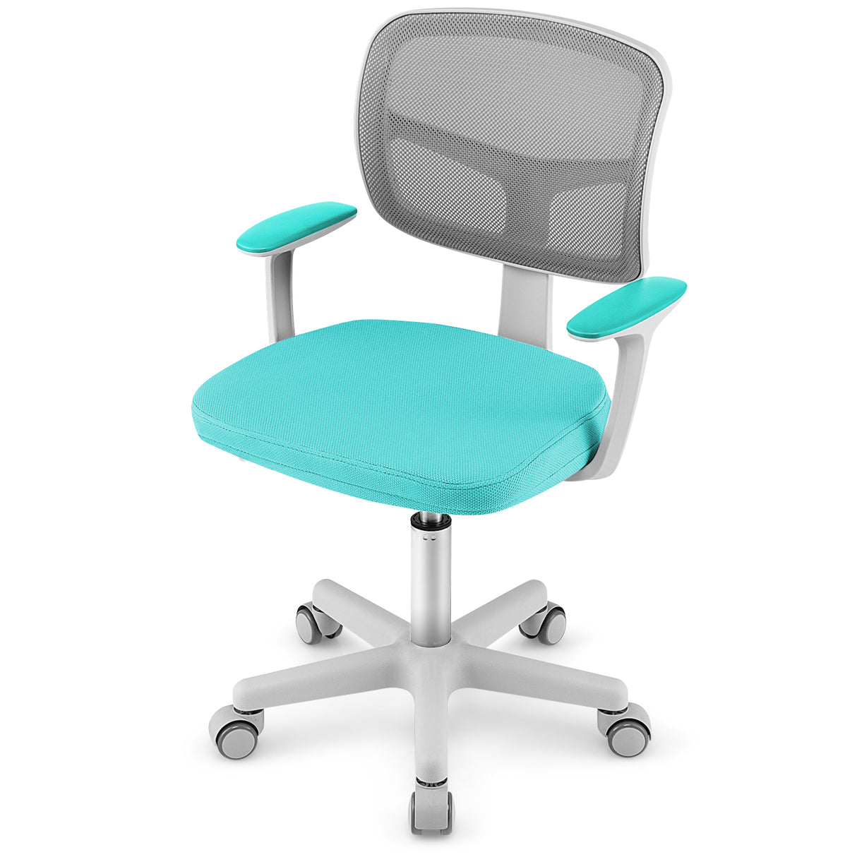Adjustable Desk Chair with Auto Brake Casters for Kids
