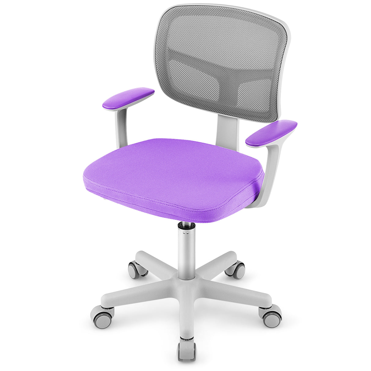 Adjustable Desk Chair with Auto Brake Casters for Kids