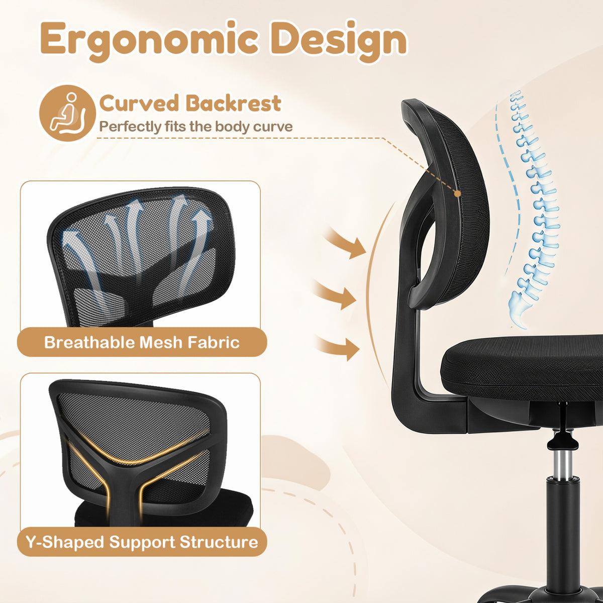 Kids Desk Chair with Adjustable Height