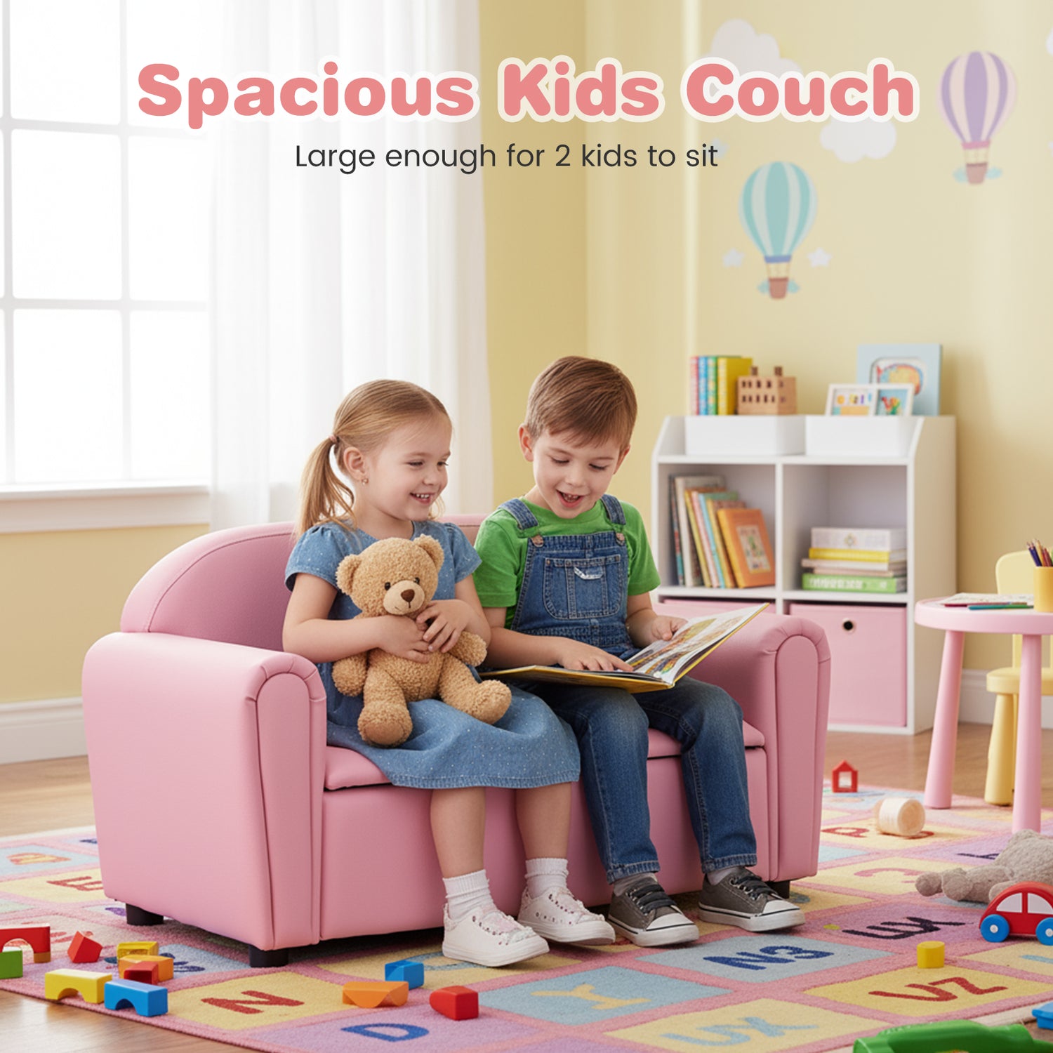 Kids Sofa Armrest Chair with Storage Function