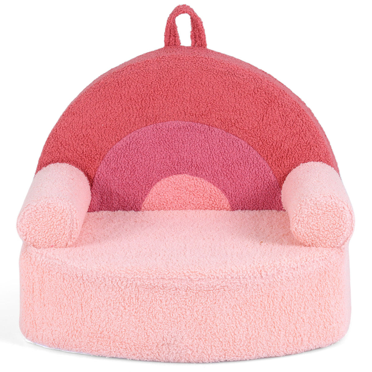 Kids Sofa Toddler Foam Couch with Soft Fleece Fabric Cover