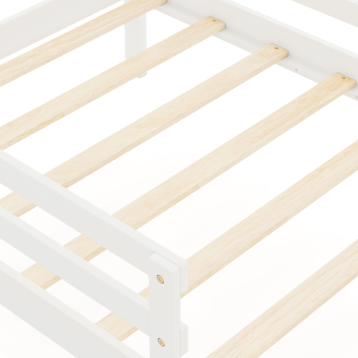 Kids Twin Size Bed with 2 Drawers Solid Wood Bed with Blackboard