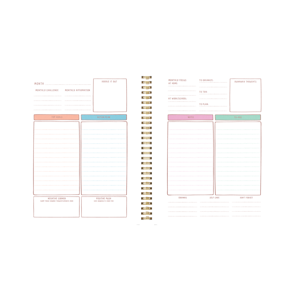 Undated Perpetual Planner - Goal Getter Lite