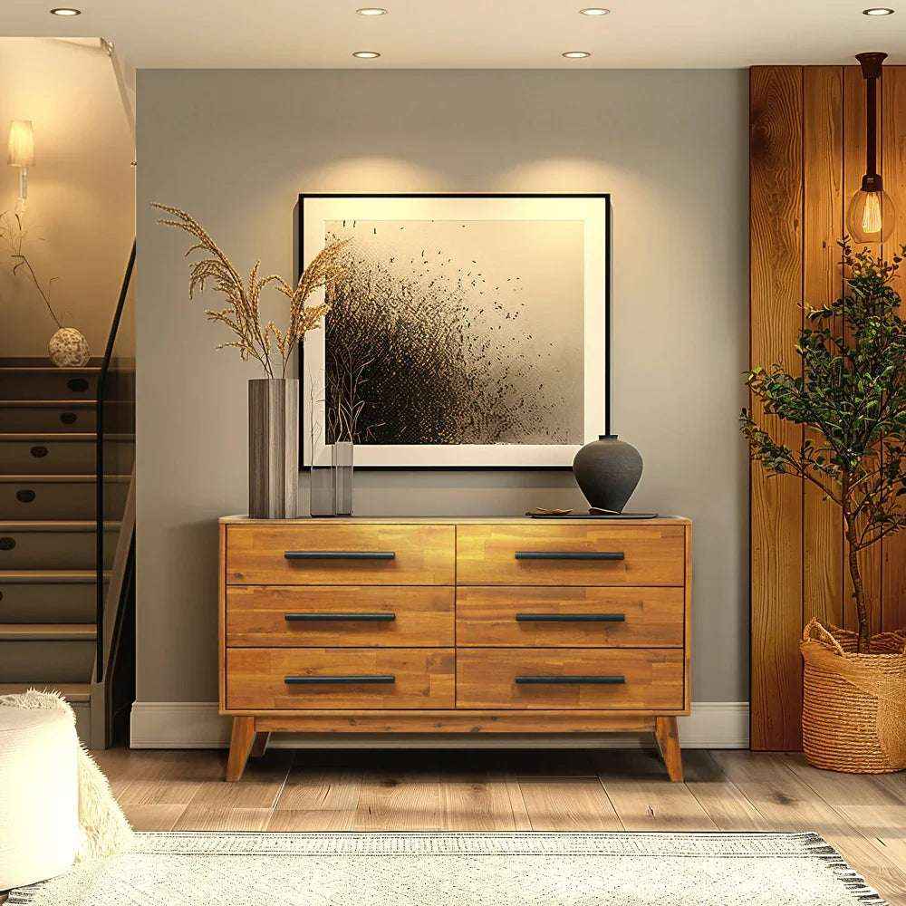 Acacia Legacy Solid Wood Dresser for Timeless Elegance and Durability
