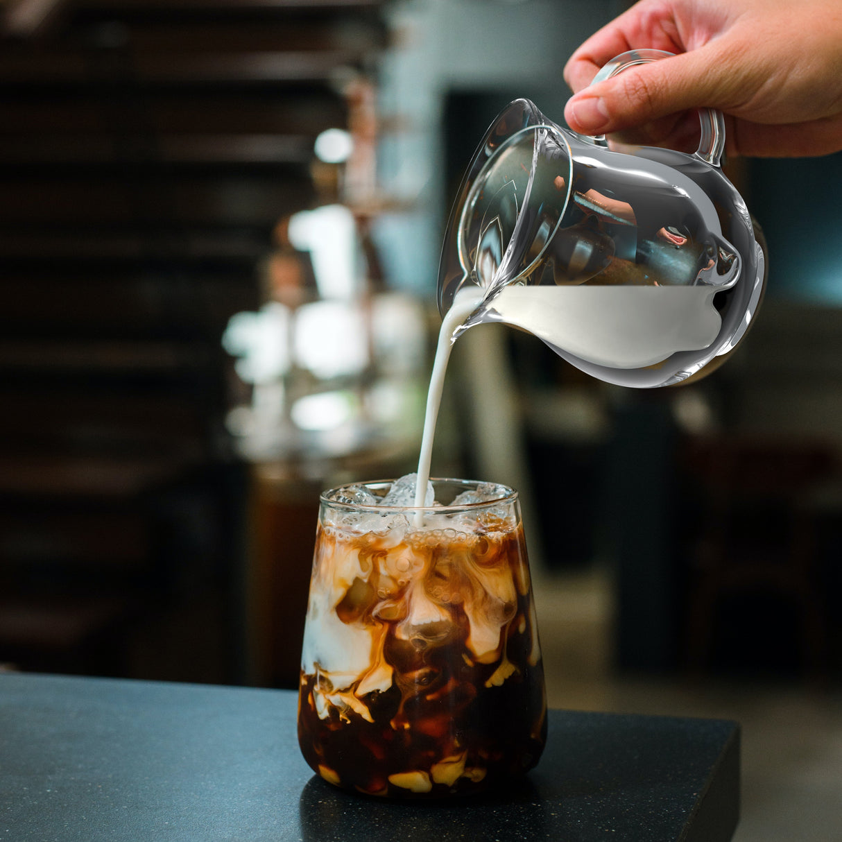 Glass Cow Udder Creamer Pot 8.5oz