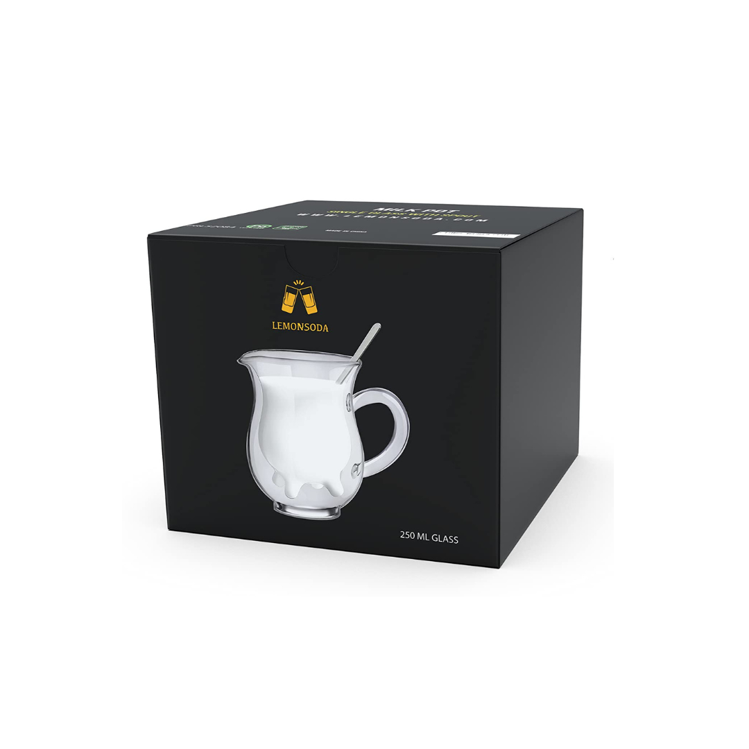 Glass Cow Udder Creamer Pot 8.5oz