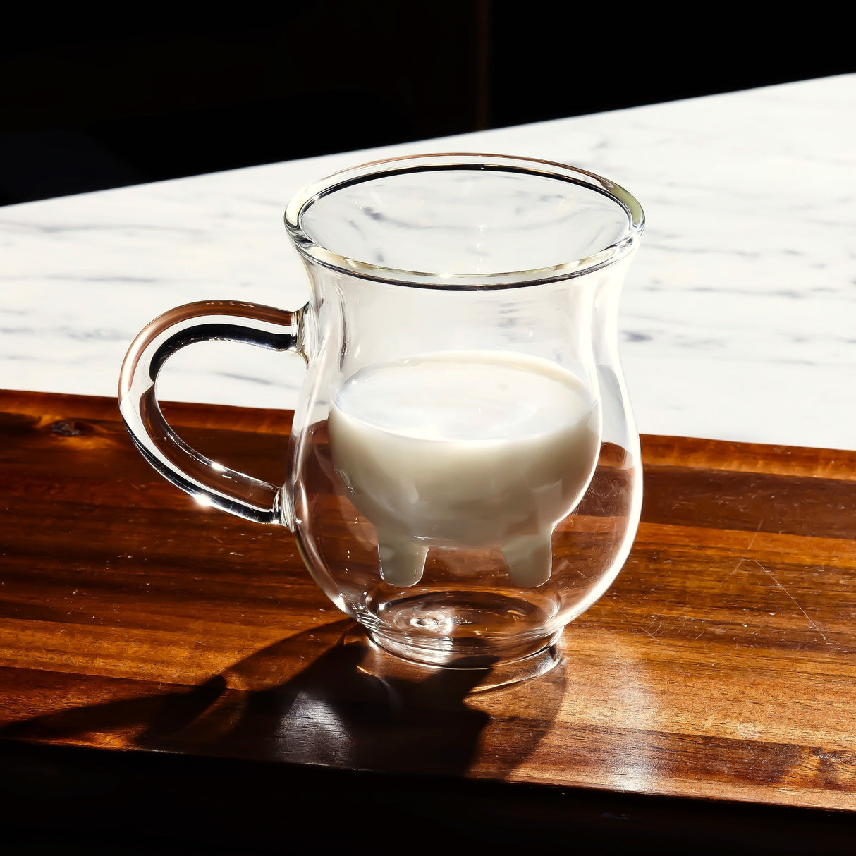Glass Cow Udder Creamer Pot 8.5oz