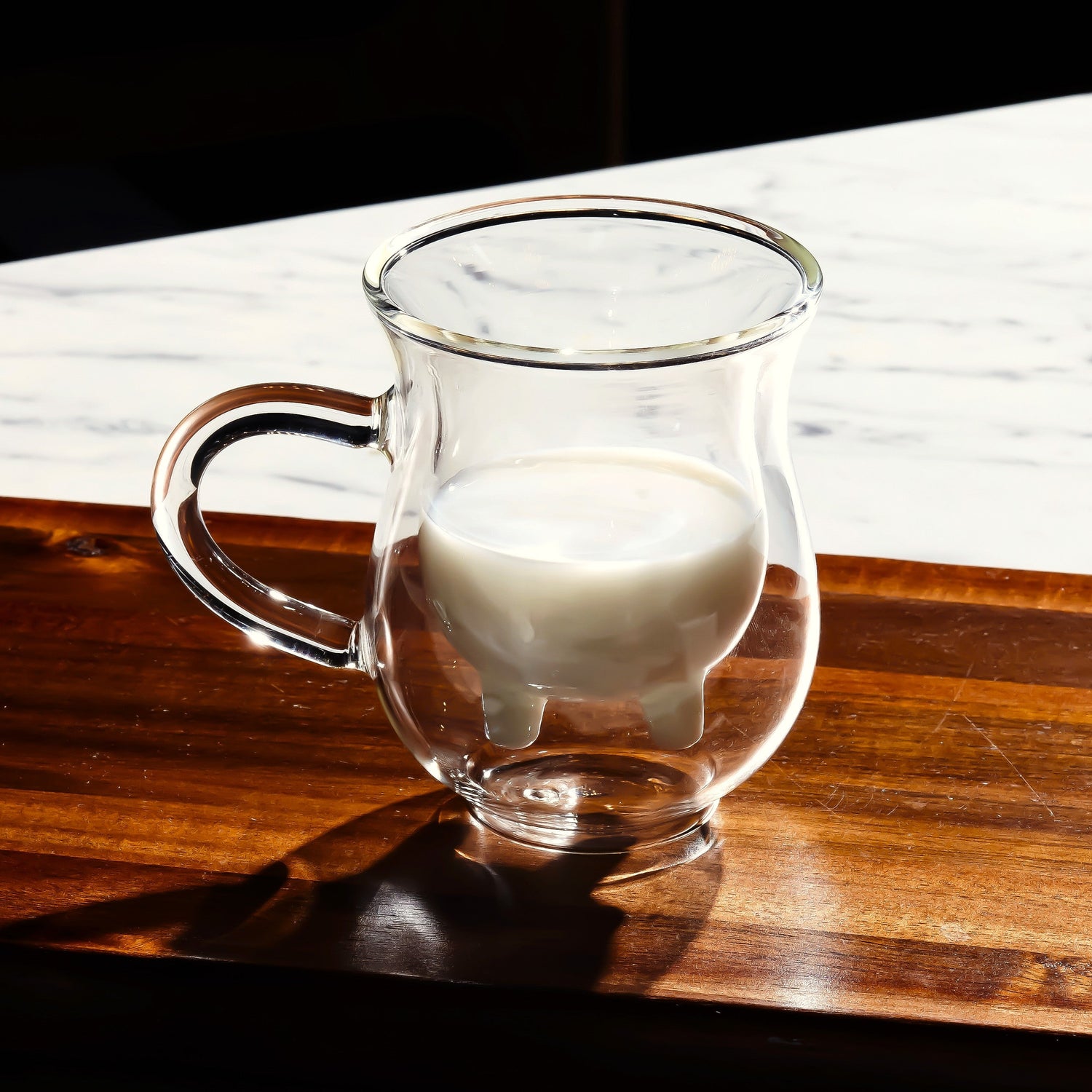 Glass Cow Udder Creamer Pot 8.5oz