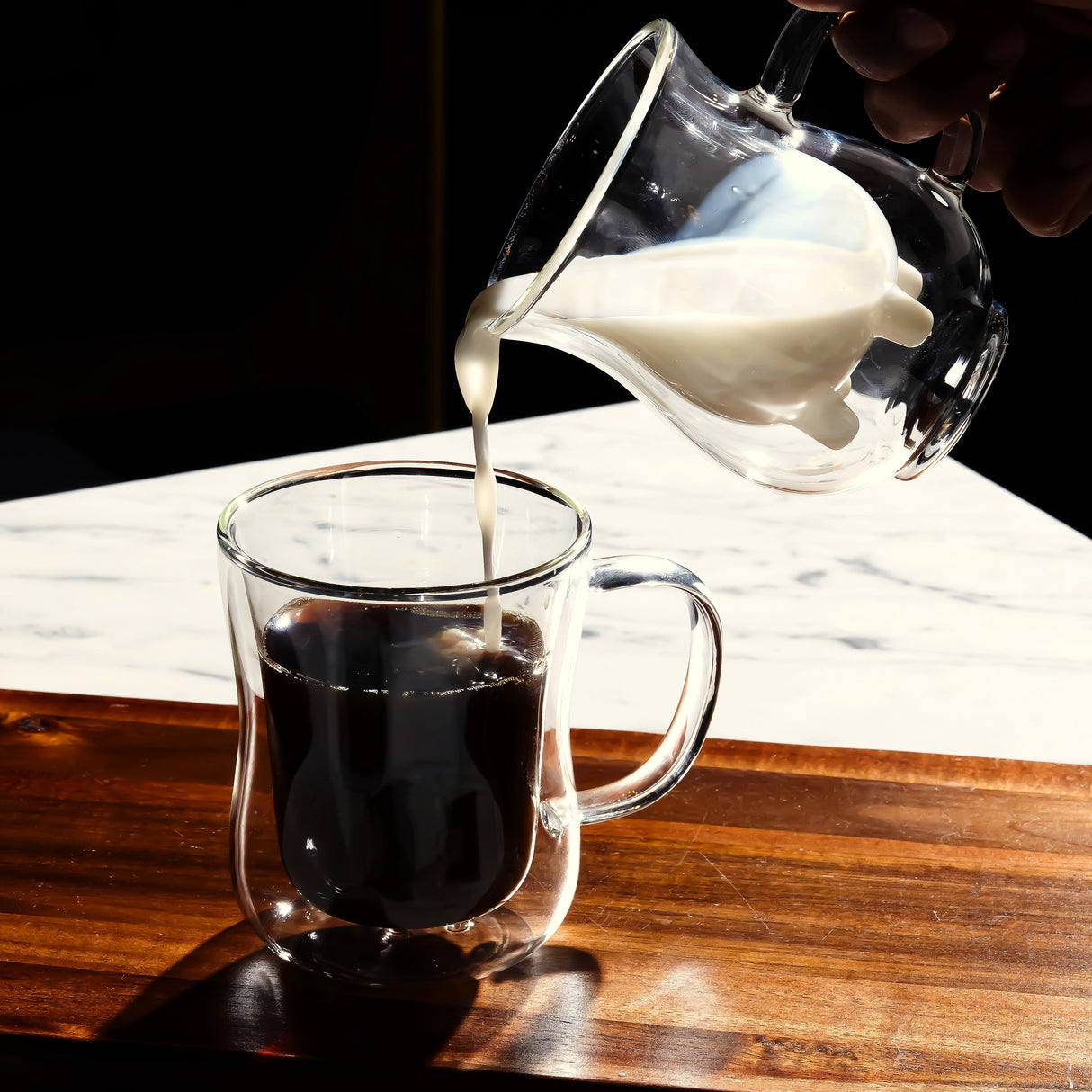 Glass Cow Udder Creamer Pot 8.5oz