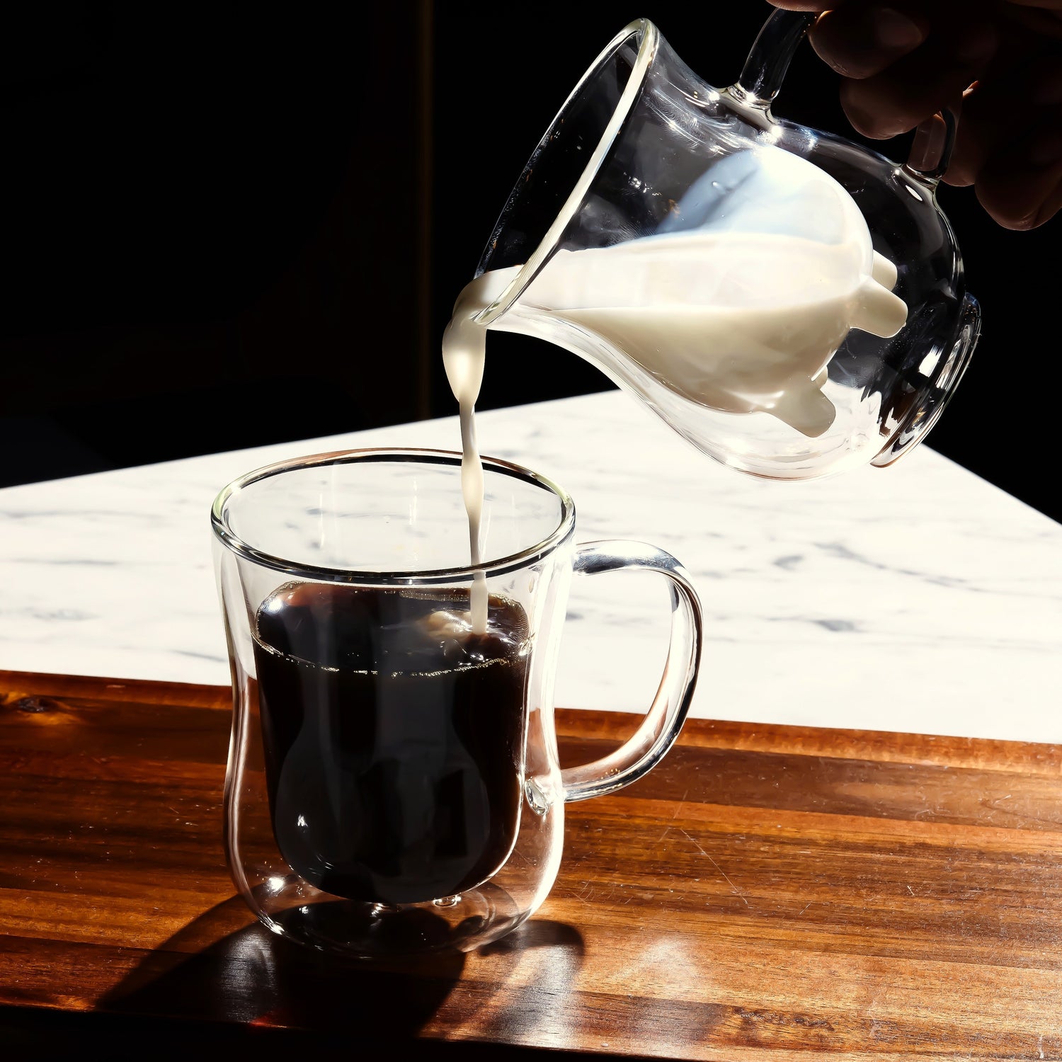 Glass Cow Udder Creamer Pot 8.5oz