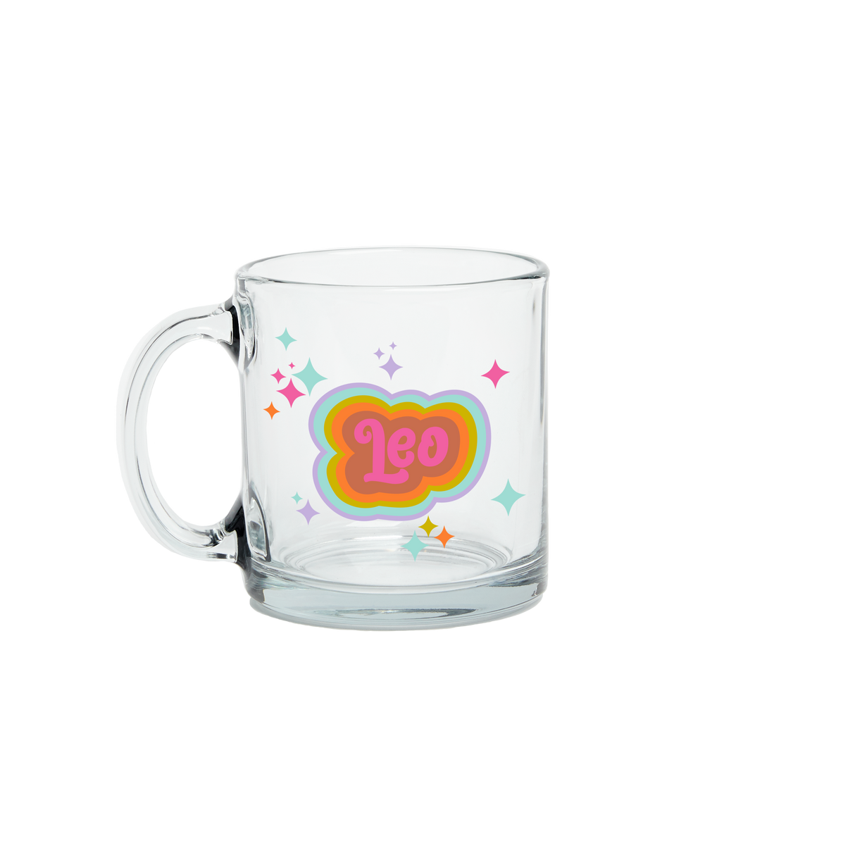 Astrology Clear Glass Mug