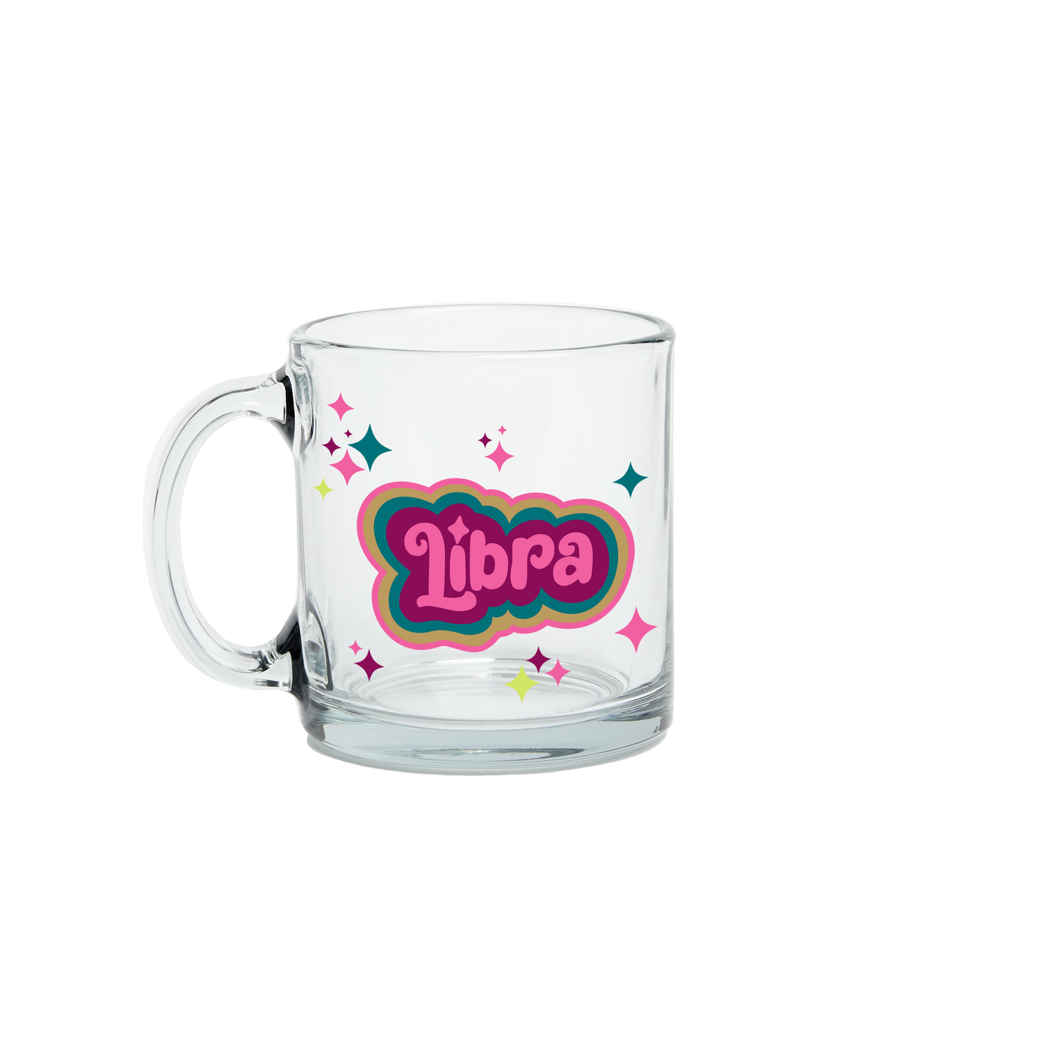 Astrology Clear Glass Mug