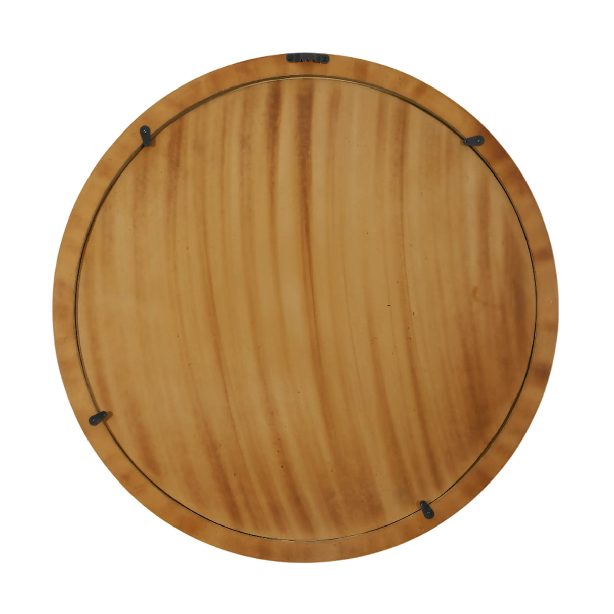 18" Round Striped Radial Pattern Wall Mirror in 2 Colors