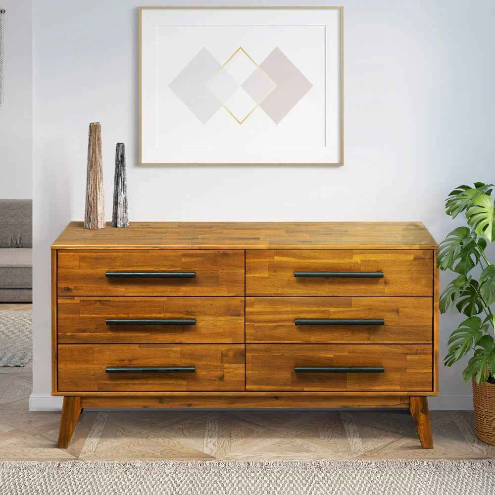Acacia Legacy Solid Wood Dresser for Timeless Elegance and Durability