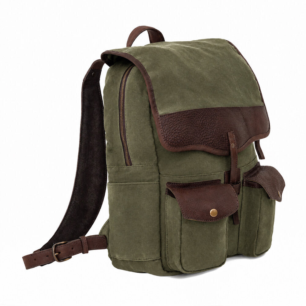 Campaign Waxed Canvas Backpack