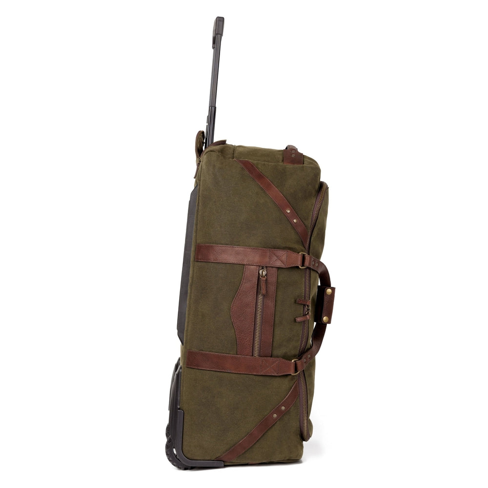 Campaign Waxed Canvas Large Wheeled Duffle Bag