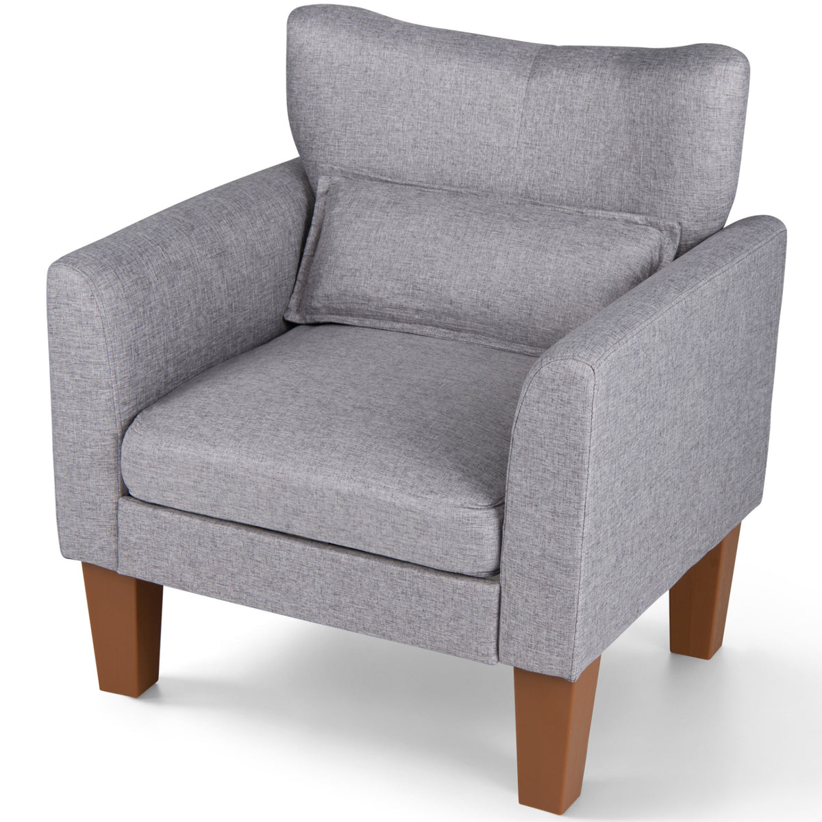 Modern Accent Chair with Removable Cushion & Pillow for Living Room