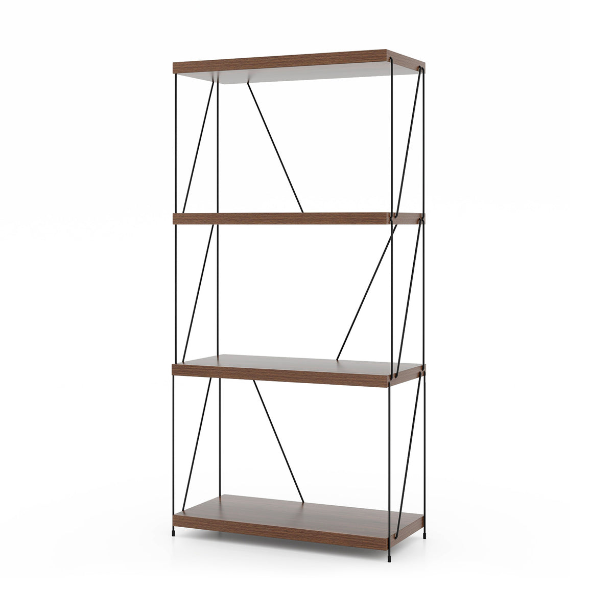 3-Tier Multipurpose Display Rack with Metal Frame
