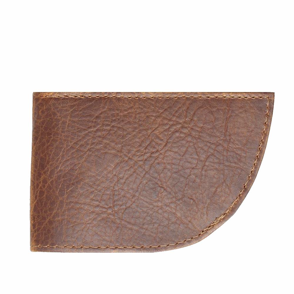Nantucket Bison Leather Front Pocket Wallet
