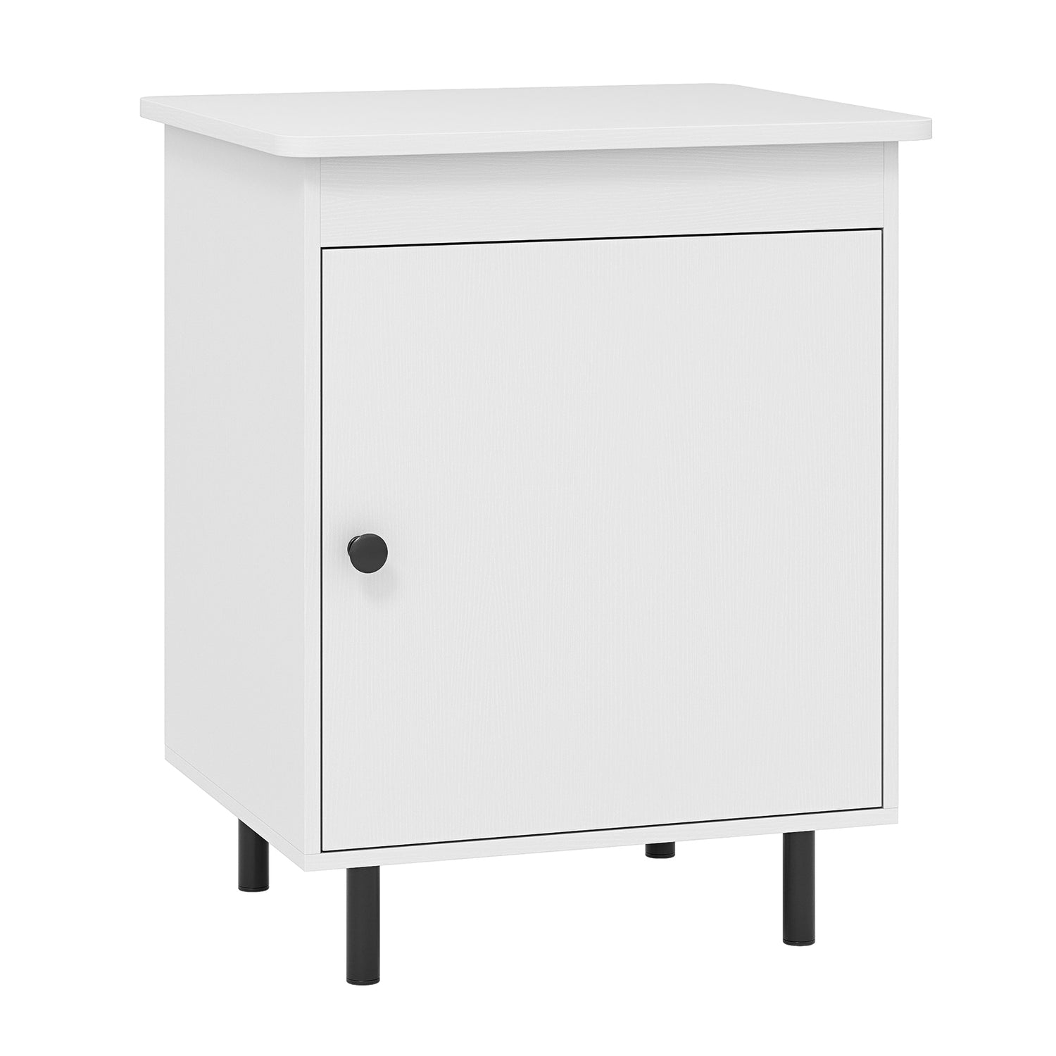 Nightstand Mid Century End Tables with Door