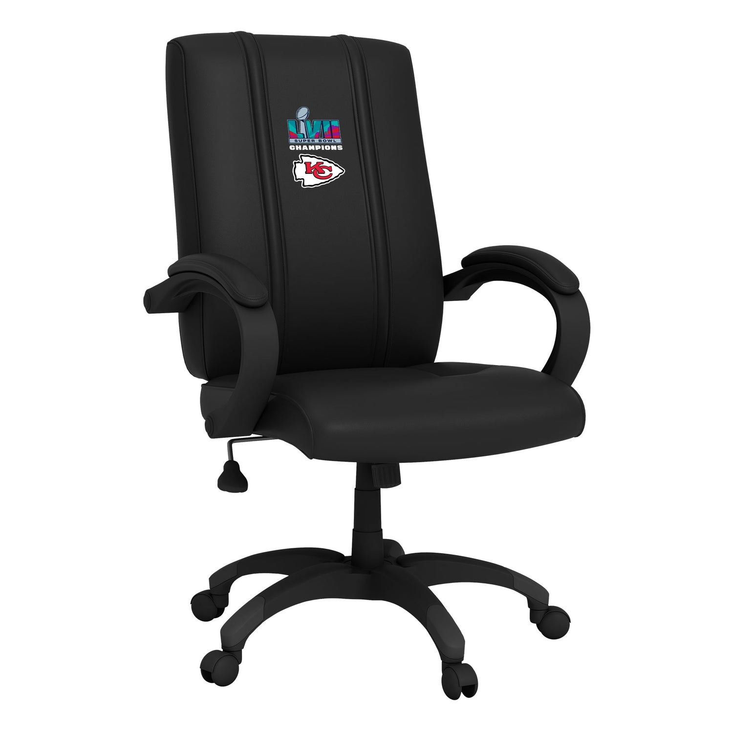 Kansas City Chiefs Super Bowl LVII Champions Logo Office Chair 1000