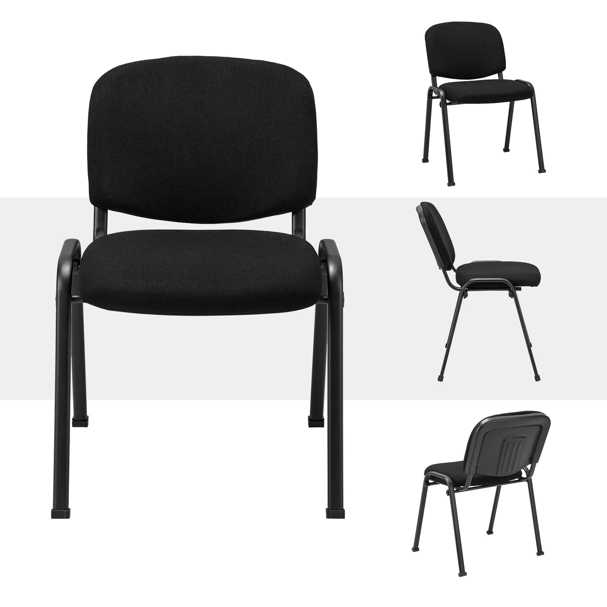 5 Pieces Elegant Conference Office Chair Set for Guest Reception
