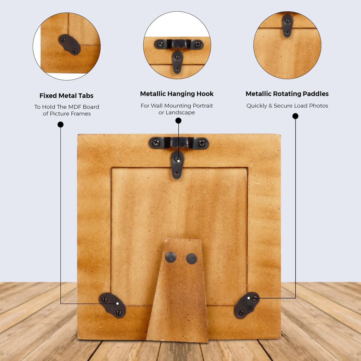 Baby Picture Frames Chevron Pattern Bone Inlay Collection in 3 Colors|1" Border Width