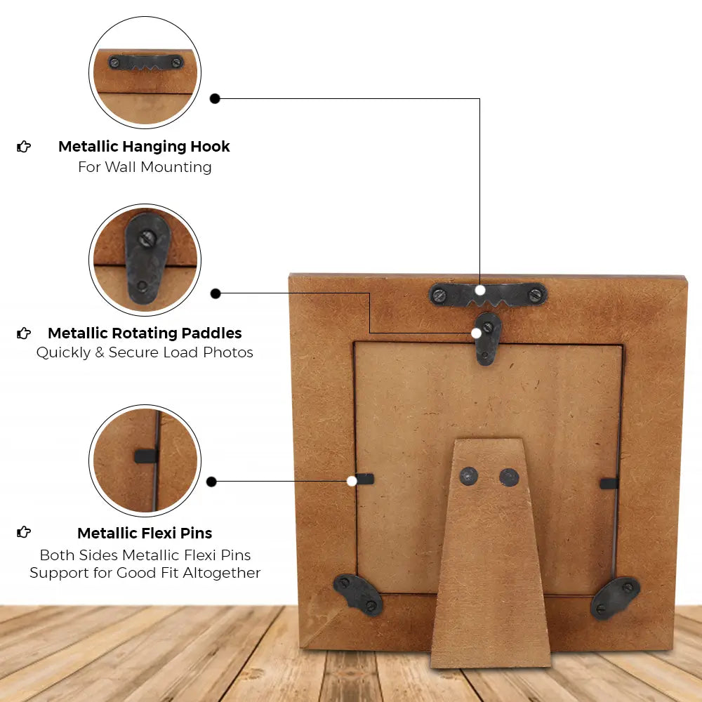 Baby Picture Frames Classic Pattern Bone Inlay Collection in 7 Colors